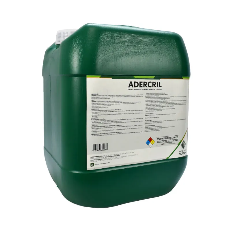 Adherente y modificador para hormigón y mortero-Adercril