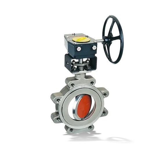 Válvulas mariposa doble excentricidad