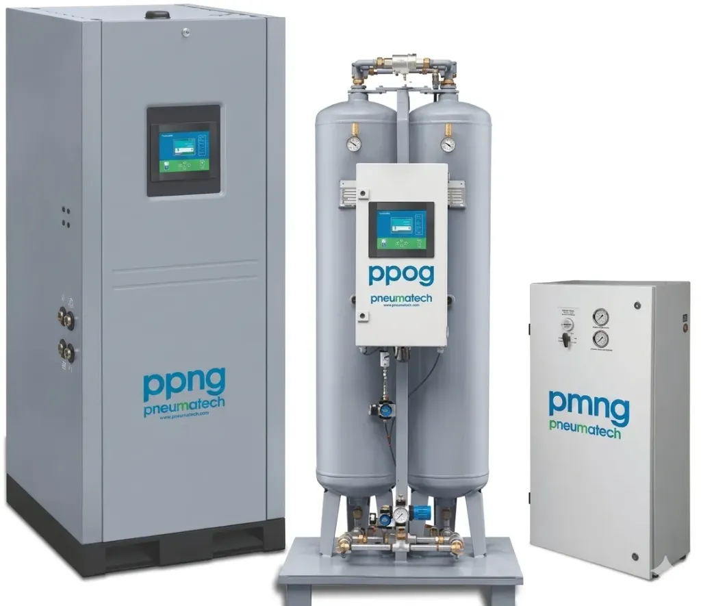 Pneumatech Generadores de gas (Alimentos y Bebidas)