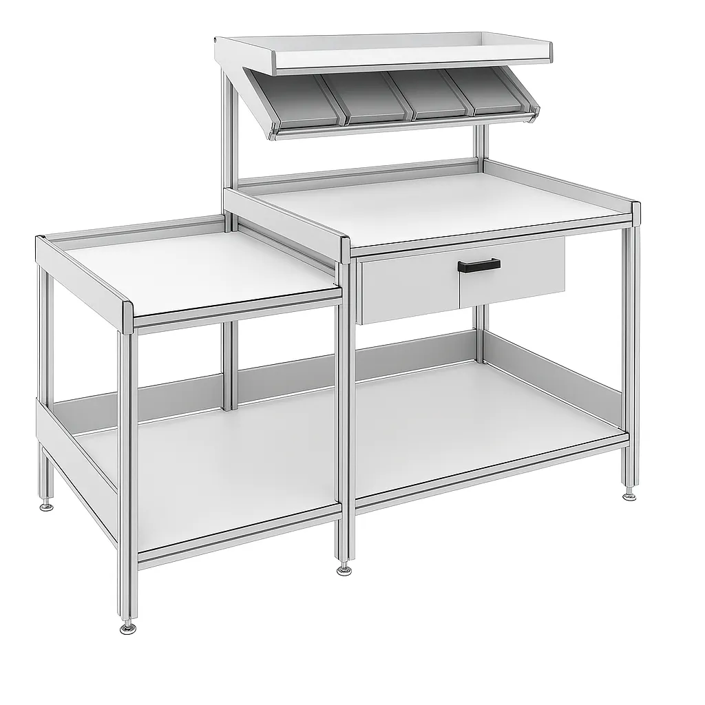 Muebles Modulares y Estaciones a medida (Alimentos y Bebidas)