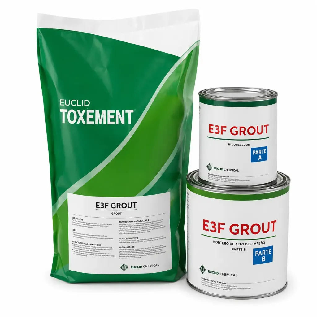 Grout epóxico de tres componentes E3F GROUT