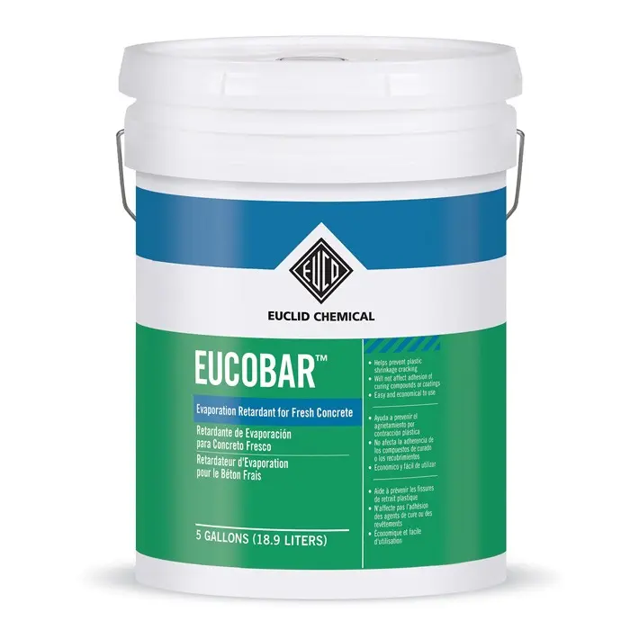 Retardante de evaporación para concreto fresco EUCOBAR DILUIDO (Cubeta 5 gal)