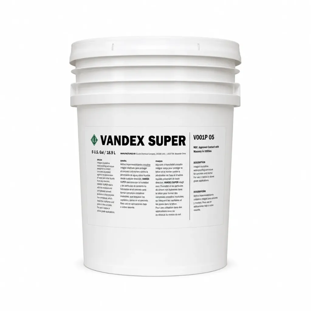 Impermeabilizante protector del concreto por cristalización- Vandex Super 50